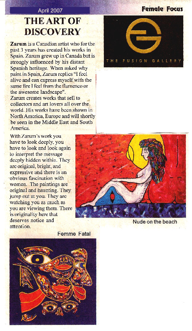 ZARUM Painting by ZARUM-Artist Zarum his art music album and more-art-artists-paintings-artworks-songs-sculptures-photos-canadian-netherlands-spain